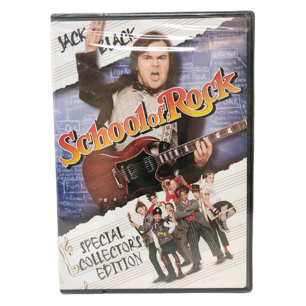 School of Rock Special Collectors Edition (DVD, 2010) Jack Black Linklater NEW